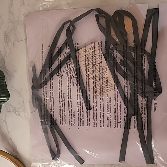 SAVAGE X FENTY FRAMED IN DENIM BODY HARNESS (XS-XL) BLUE DENIM ON DENIM - Picture 6 of 6